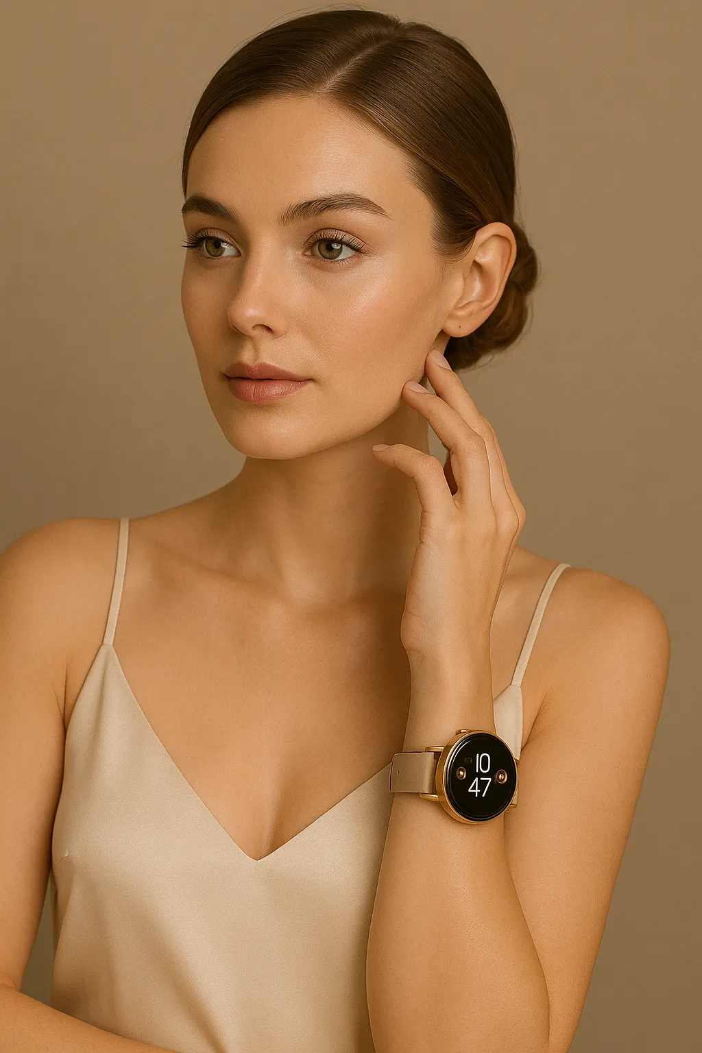 Eine Frauen Fuß mit Android-Smartwatches für Damen